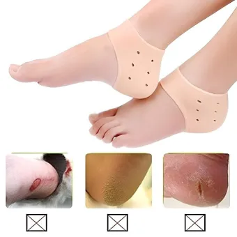 Silicone Heel Protectors for Cracked Heels